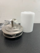 Kichler 3475NI Hendrik Single Light 6" Wide Mini Pendant with Satin Etched Glass Shade - Brushed Nickel