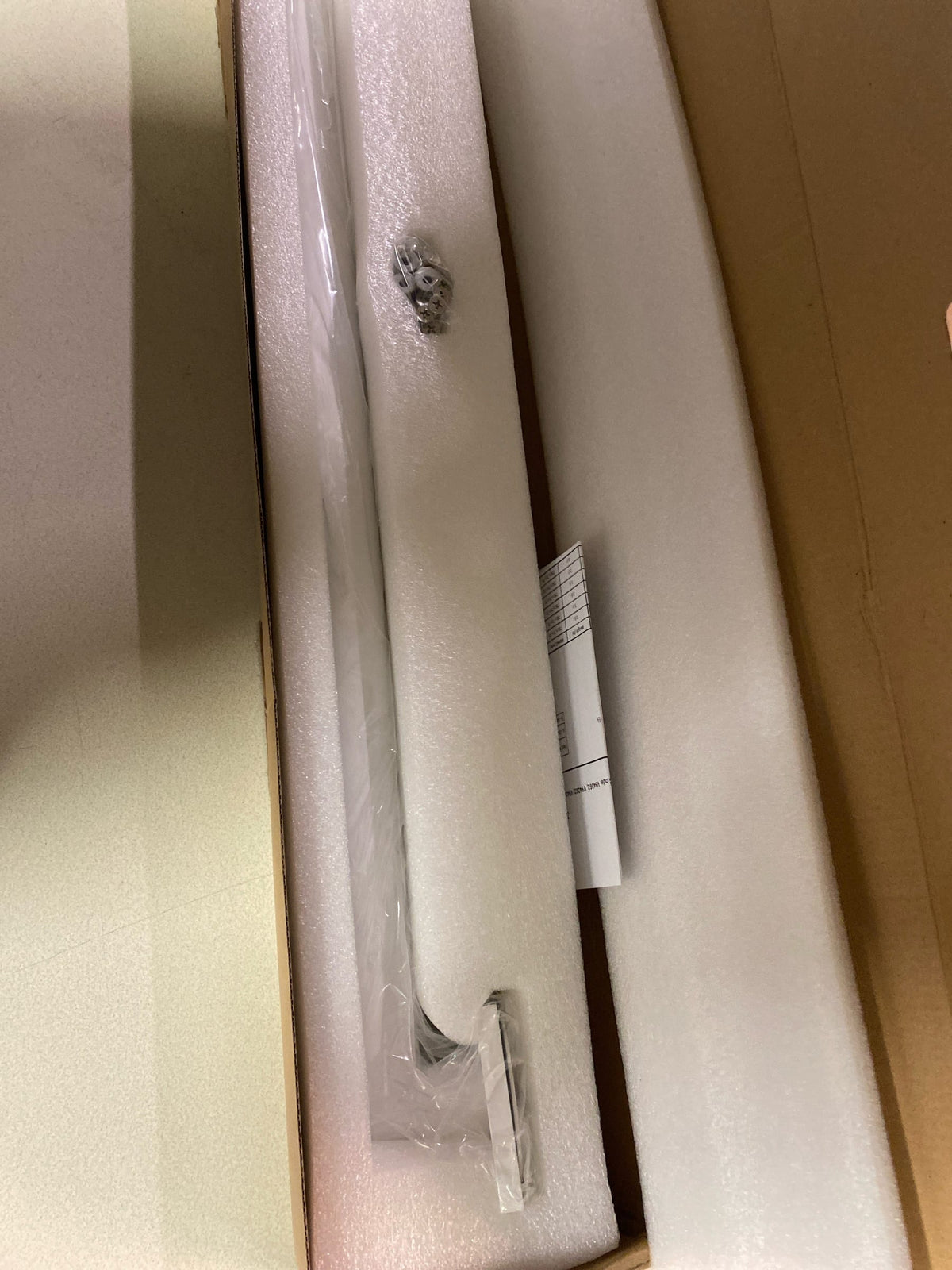 ICO Bath V94362 Crater 30" Grab Bar - Matte White