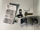 Kwikset Pismo Square Matte Black Hall/Closet Door Knob-720PSK SQT 514