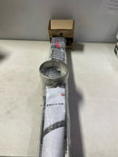 Infinity Drain SAS 9936 PS Site Sizeable 36" Long x 3" Wide Drain Kit with Grate, Stainless Steel Channel, Stop Ends, and 3" Outlet Assembly - Polished Stainless