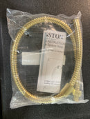 Kingston Brass KBSPRHOSE302 Gourmet Scape 30" Stainless Steel Hose - Polished Brass