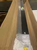 Infinity Drain S-LT 6560 SC 60" Site Sizable Stainless Steel Low Profile Linear Drain Kit with 2 1/2" Perforated Offset Slot Grate – Includes PVC Channel, Stop Ends, and Outlet Assembly - Satin Champagne