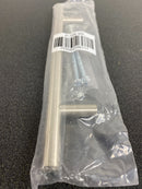 Pride industrial p108sn 8" bar cabinet pull with 5" center to center satin nickel finish
