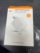 Unbranded 131 3618 TG3 USB PD Wall Charger, 20-Watt