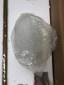 Living District Kace 1 Light Brass and Frosted White Glass Wall Sconce