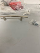 Amerock | Cabinet Pull | Polished Nickel | 3-3/4 inch (96 mm) Center to Center | Cyprus | 1 Pack | Drawer Pull | Drawer Handle | Cabinet Hardware