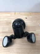 Defiant 17000018 MaxDetect 240° Black Motion Sensor Wired Outdoor Exterior 2-Head Motion Activated LED Security Flood Light 1400 Lumens