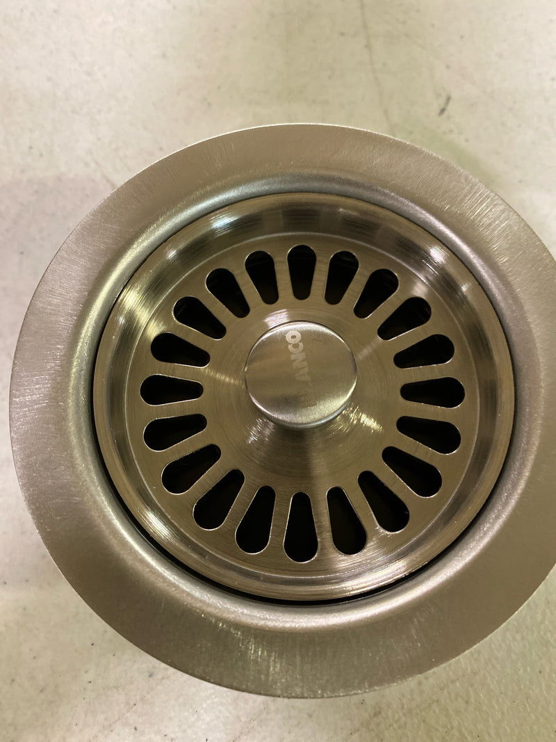 Blanco 4-1/2" Disposal Flange Trim Insert and Strainer Fits Over Existing Insinkerator Disposal Flange