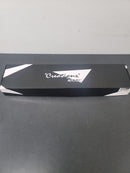 Alno D860-18-PB/NL Contemporary Acrylic 18 Inch Center to Center Large Cabinet Handle / Drawer Handle - Unlacquered Brass