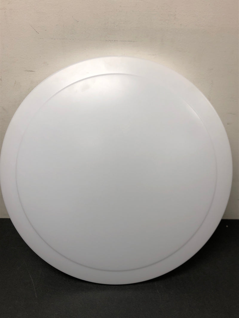 Commercial electric 564511111 20 in. Low Profile LED Flush Mount Round Ceiling Light 2400 Lumens 3000K 4000K 5000K Dimmable Bedroom Lighting