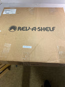 Rev-A-Shelf LD-4BW-401-24-1 Lazy Daisy Banded Wood Single Shelf 24" Kidney Shaped Lazy Susan for Corner Base Cabinets - Shelf Only - Maple