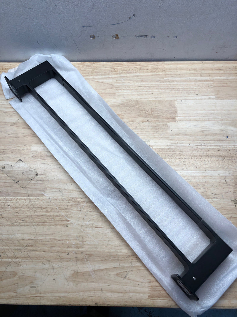 Kohler 26643-BL Honesty 24 in. Wall Mounted Double Towel Bar in Matte Black