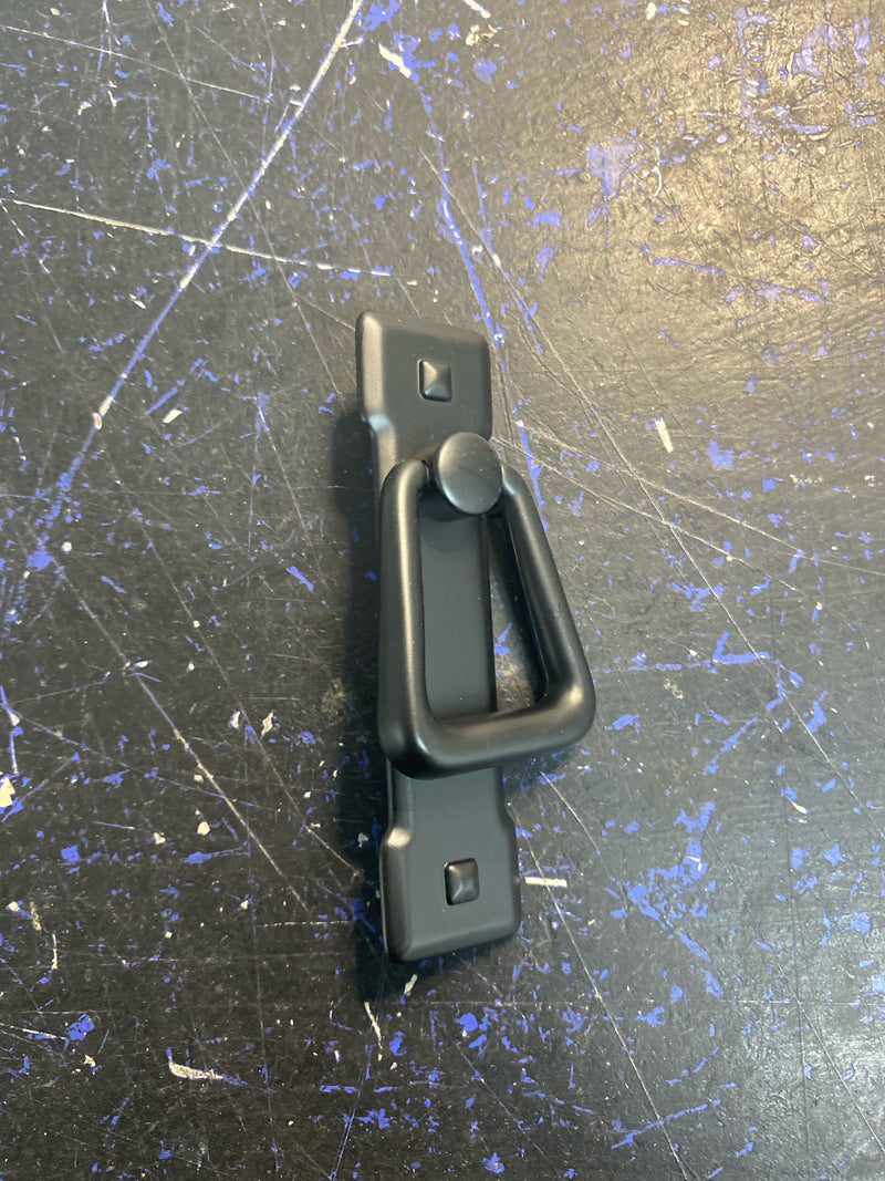 Elements R1012MB Verona 2-1/4 Inch Center to Center Traditional Vintage Door Knocker Drop Drawer Pull - Matte Black