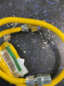 Brasscraft CSSL114TE-36 X 1/2 in. MIP x 1/2 in. MIP x 36 in. Gas Connector (3/8 in. O.D.) w/Safety+Plus2 Thermal Excess Flow Valve (33,400 BTU)