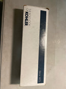 KOHLER 1/2" angle supply with stop, cross handle and rigid vertical tube