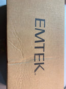 Emtek 12B3US19 Brass Modern Door Configuration 2 Thumbturn Multi Point Trim Lever Set with American Cylinder Above Handle - Flat Black