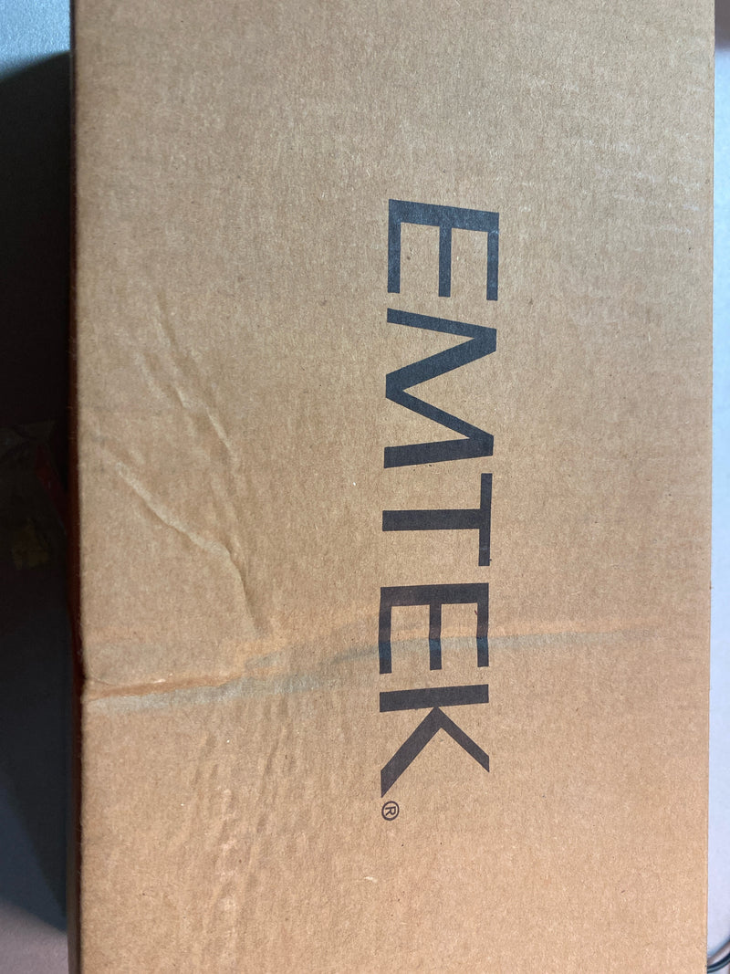 Emtek 12B3US19 Brass Modern Door Configuration 2 Thumbturn Multi Point Trim Lever Set with American Cylinder Above Handle - Flat Black