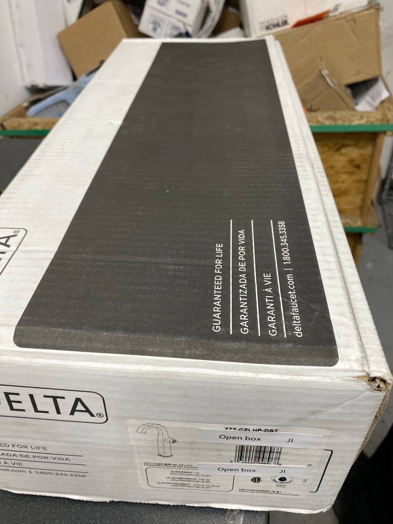 Delta 777-CZLHP-DST Stryke 1.2 GPM Bathroom Sink Faucet Single Hole Bathroom Faucet - Less Handle - Champagne Bronze