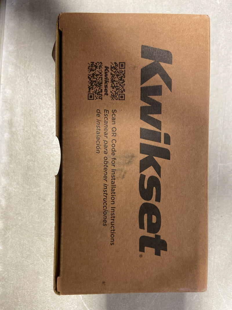 Kwikset 788HFL RDT 4 Halifax Satin Brass Round Half Dummy Door Handle Handle Featuring Microban Antimicrobial Protection