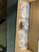 Progress Lighting P2160-09 Replay 4 Light 31" Wide Bathroom Vanity Light with Etched Glass Shades - Brushed Nickel