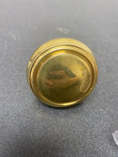 Baldwin 5068031PASS 5068 Passage Door Knob Set with 5070 Rose from the Estate Collection - Non-Lacquered Brass