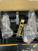 Kwikset 200CSLSQT-26 Casey Passage Door Lever Set with Square Rose - Bright Chrome