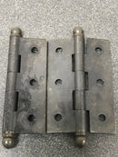 Deltana CH2517U10B Solid Brass 2-1/2-Inch x 1-11/16-Inch Cabinet Hinge with Ball Tips