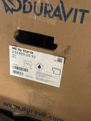 Duravit 2169090092 ME by Starck 0.8/1.28 GPF Dual Flush Floor Mounted One Piece Elongated Toilet - Less Seat and In-Wall Tank - White