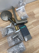 Hansgrohe 31404821 Metris Deck Mounted Roman Tub with Built-In Diverter - Includes 1.8 GPM Hand Shower - Brushed Nickel