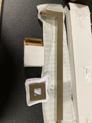 Jaclo 8076-SN 16" 90° Square Showerarm & Escutcheon - Satin Nickel