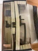 Baldwin 91800-045 Prestige Spyglass Single Cylinder Venetian Bronze Door Handleset with Square Spyglass Door Handle feat SmartKey Security