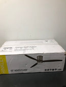 Hinkley Lighting 900860FMB-LWD Hover Flush 60" 3 Blade Smart LED Indoor / Outdoor Ceiling Fan with HIRO Control - Matte Black