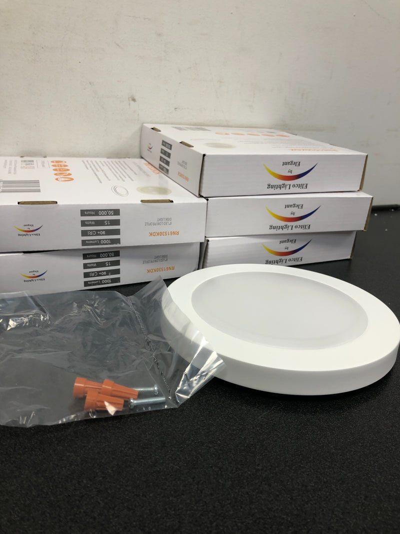 Elegant Lighting RN61530KDK-6PK Elitco 6" LED Downlight 3000K - Pack of 6 - N/A