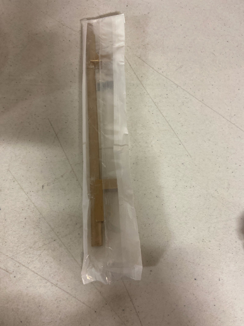 Alno A2803-6-CHP Vita Bella 6" Center to Center Modern Smooth Bar Cabinet Pull with "L" Posts - Champagne