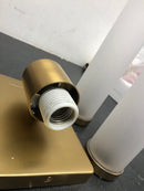 Visual Comfort 4565002-848 Keaton 2 Light 20" Wide Bath Bar with Frosted Glass Shades - ADA - Satin Brass