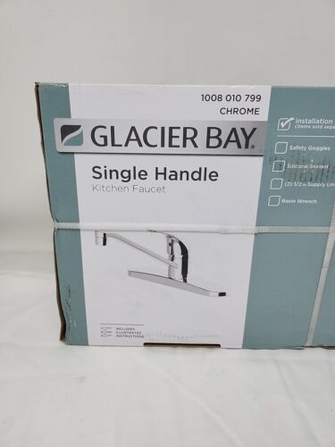 Glacier Bay HD67103W-0601 Standard Single-Handle Kitchen Faucet Polished Chrome