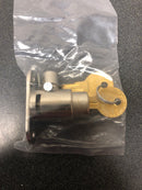 Knape and Vogt KV984NP 7/8 Inch Keyed Cam Cabinet Lock - Single - Polished Nickel