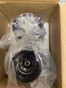 Brizo Invari: Two-Handle Wall Mount Tub Filler Black Crystal Knob Handle Kit - HK70476-SLBC