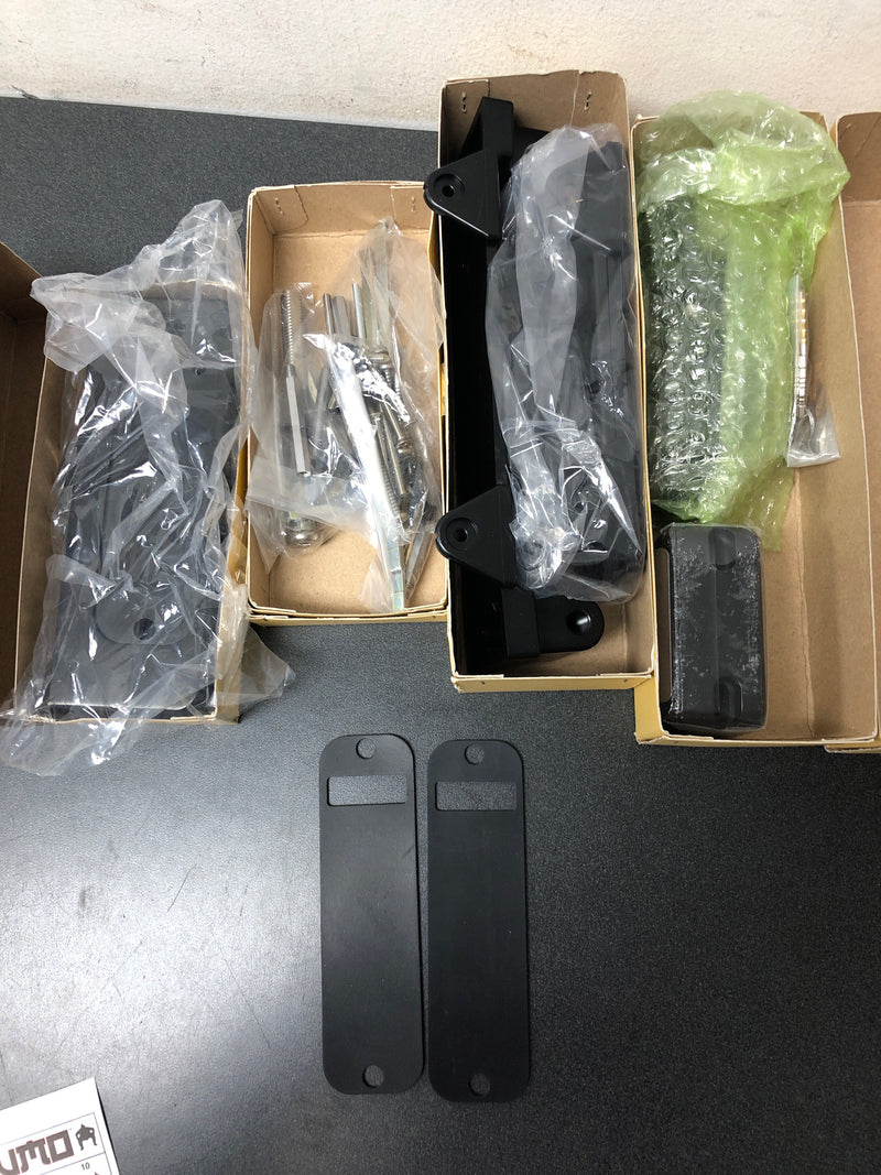 Lockey Sumo GL2 JBMG SUMO Surface Mounted Keyless Entry Single Combination Mechanical Lever Set for Gates - Jet Black Marine Grade
