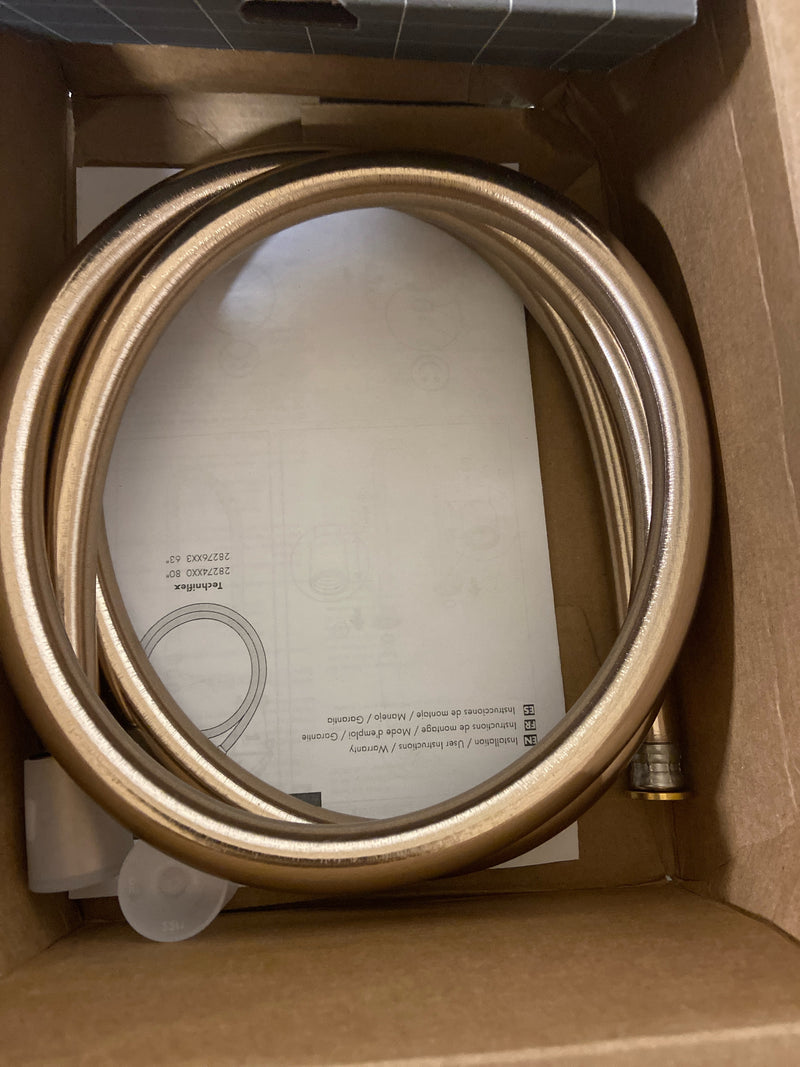 Hansgrohe 28276923 Isiflex 63" Hand Shower Hose with 1/2" Connections - Rubbed Bronze