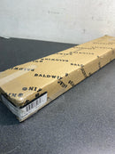 Baldwin 4955031 Hollywood Hills 12 Inch Center to Center Handle Cabinet Pull from the Estate Collection - Non-Lacquered Brass