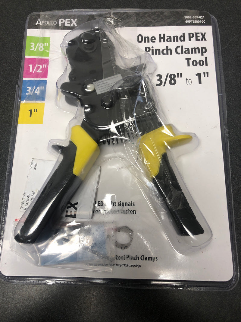 Apollo 69PTBJ0010C 3/8 in. to 1 in. 1-Hand PEX Pinch Clamp Tool