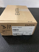 Emtek 2154US19138 Narrow Modern Rectangular 7-1/4 Inch Passage Mortise Pocket Door Pull for 1-3/8" Thick Doors - Flat Black