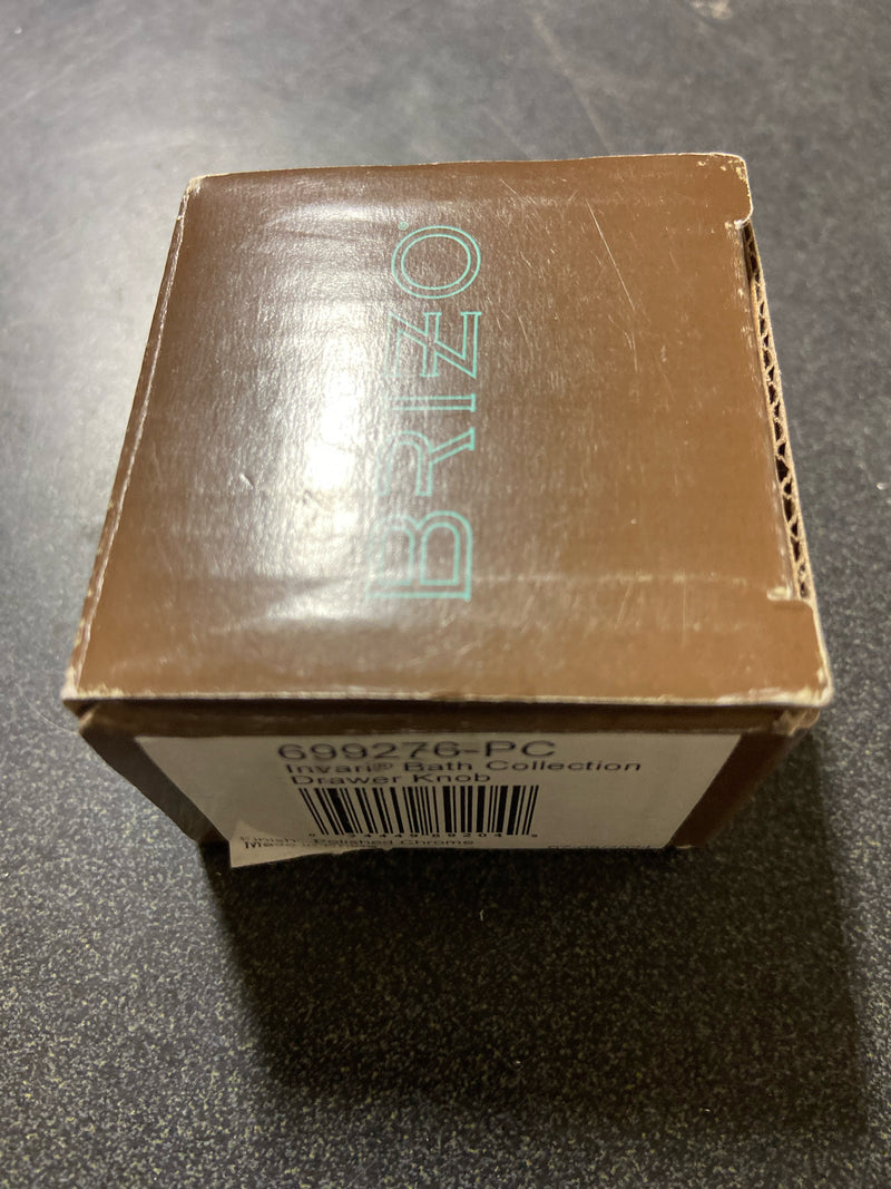Brizo 699276-PC Invari 1-15/16 Inch Rectangular Cabinet Knob - Chrome