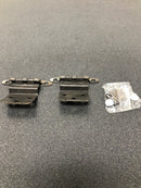 Hickory Hardware P140-AB Partial Inset Traditional Cabinet Door Hinge (Package of 2) - Antique Brass