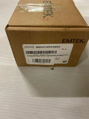 Emtek Select Dummy, Modern Rectangular Rosette Knurled Leve (L-Square Stem, Flat Black)