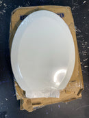 Jones Stephens C014WD00CH DELUXE MOLDED WOOD CL CHR HINGE WHT EL - White