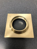 Baldwin SCCSD044 Contemporary Square Single Cylinder Keyed Entry Deadbolt - Satin Brass