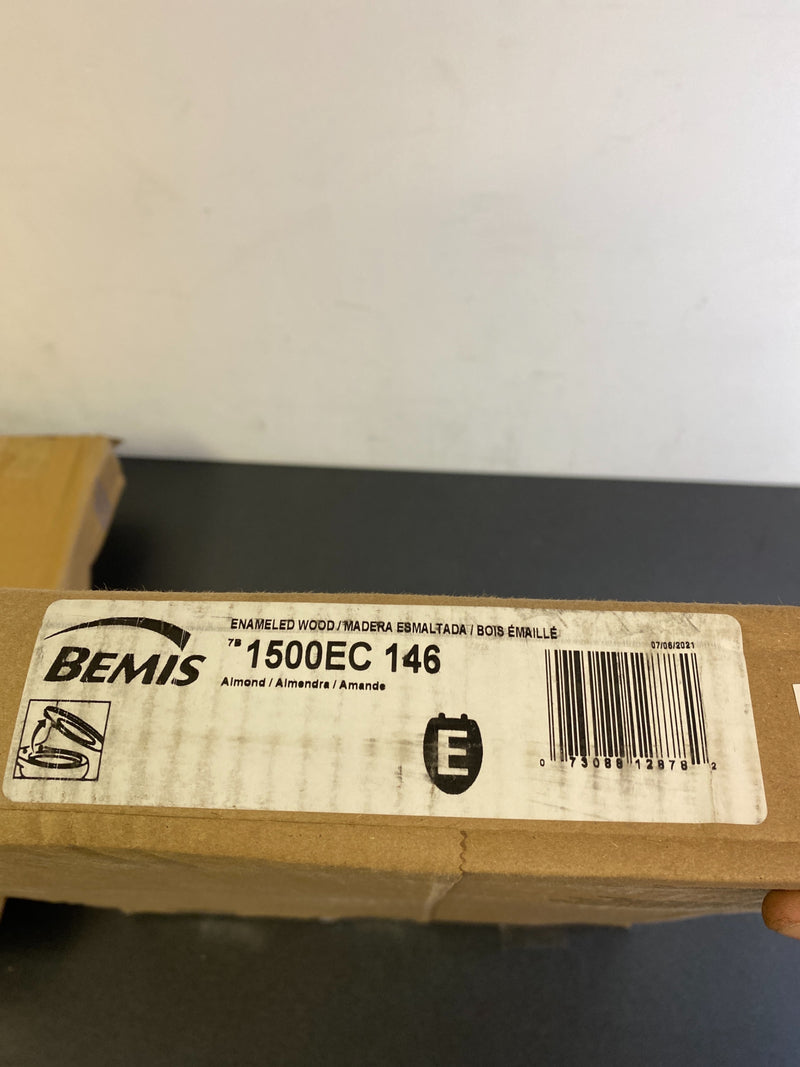 Bemis Lift-Off Elongated Closed Front Toilet Seat in Almond