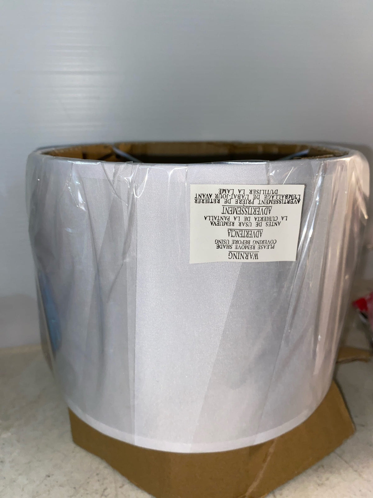 Globe electric 51788 Anderson 8 in. 1-Light Brushed Steel Wall Sconce Light with White Fabric Shade and Plug-In/Hardwire Option for Bedroom